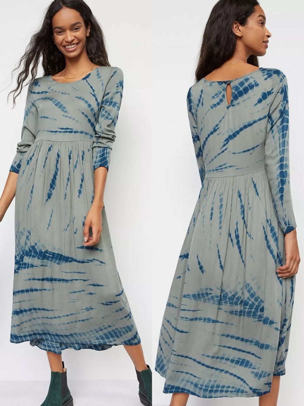 Anthropologie | Eliska Tie Dye Midi Dress